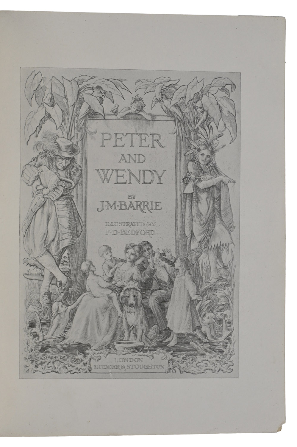 Peter and Wendy. Illustrated by F.D. Bedford.