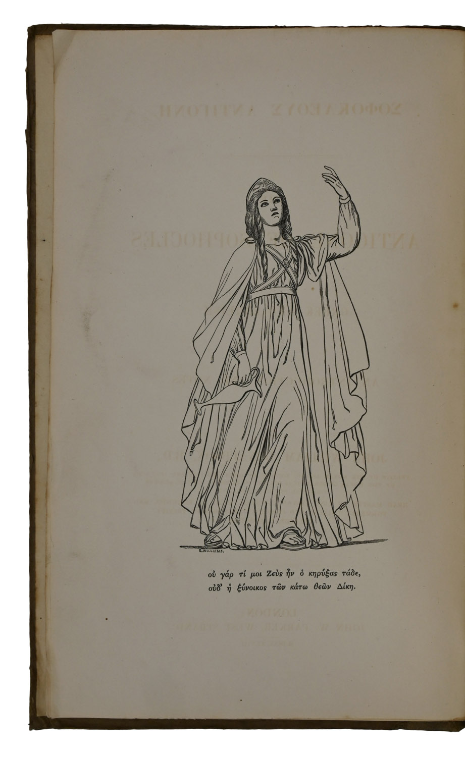 The Antigone of Sophocles in Greek and English; with an Introduction and Notes by John William Donaldson.