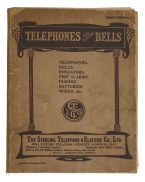 Telephones and Electric Bells. Telephones. Bells. Indicators. Fire Alarms. Pushes. Batteries. Wires, etc. Eighth Edition.