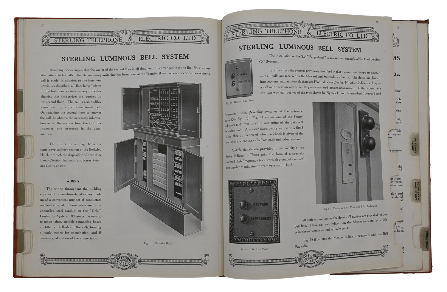 Sterling Telephones, Electric Bells & Signalling Apparatus. Fifteenth Edition.