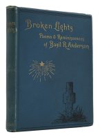 Broken Lights. Poems and Reminiscences of the Late Basil Ramsay Anderson Edited by Jessie M. E. Saxby, with Glossary of Shetland Terms by Gilbert Goudie.