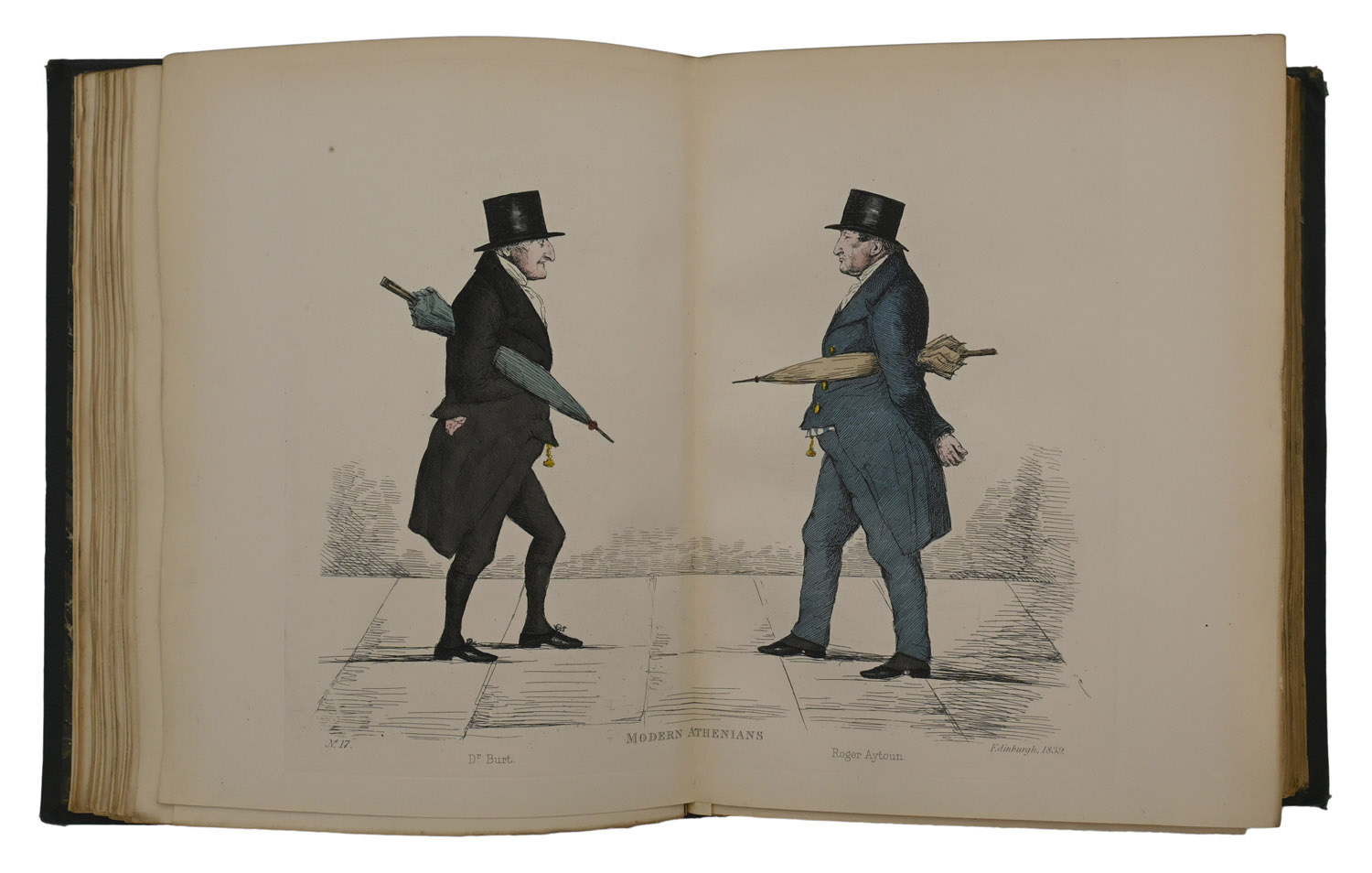 Modern Athenians. A Series of Original Portraits of Memorable Citizens of Edinburgh, Drawn and Etched by Benjamin W. Crombie, Miniature Painter, 1837 to 1847, Now Reprinted from the Original Plates with New Illustrative Notes and Biographical Sketches by William Scott Douglas.