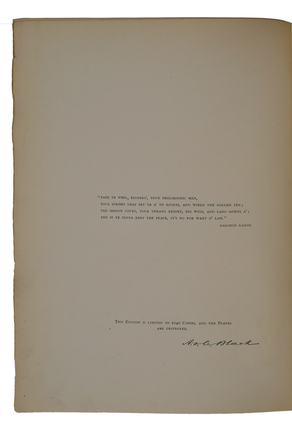 Modern Athenians. A Series of Original Portraits of Memorable Citizens of Edinburgh, Drawn and Etched by Benjamin W. Crombie, Miniature Painter, 1837 to 1847, Now Reprinted from the Original Plates with New Illustrative Notes and Biographical Sketches by William Scott Douglas.