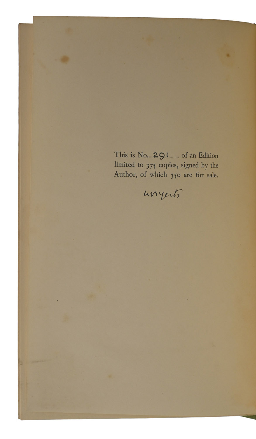 The Poems of W.B. Yeats.