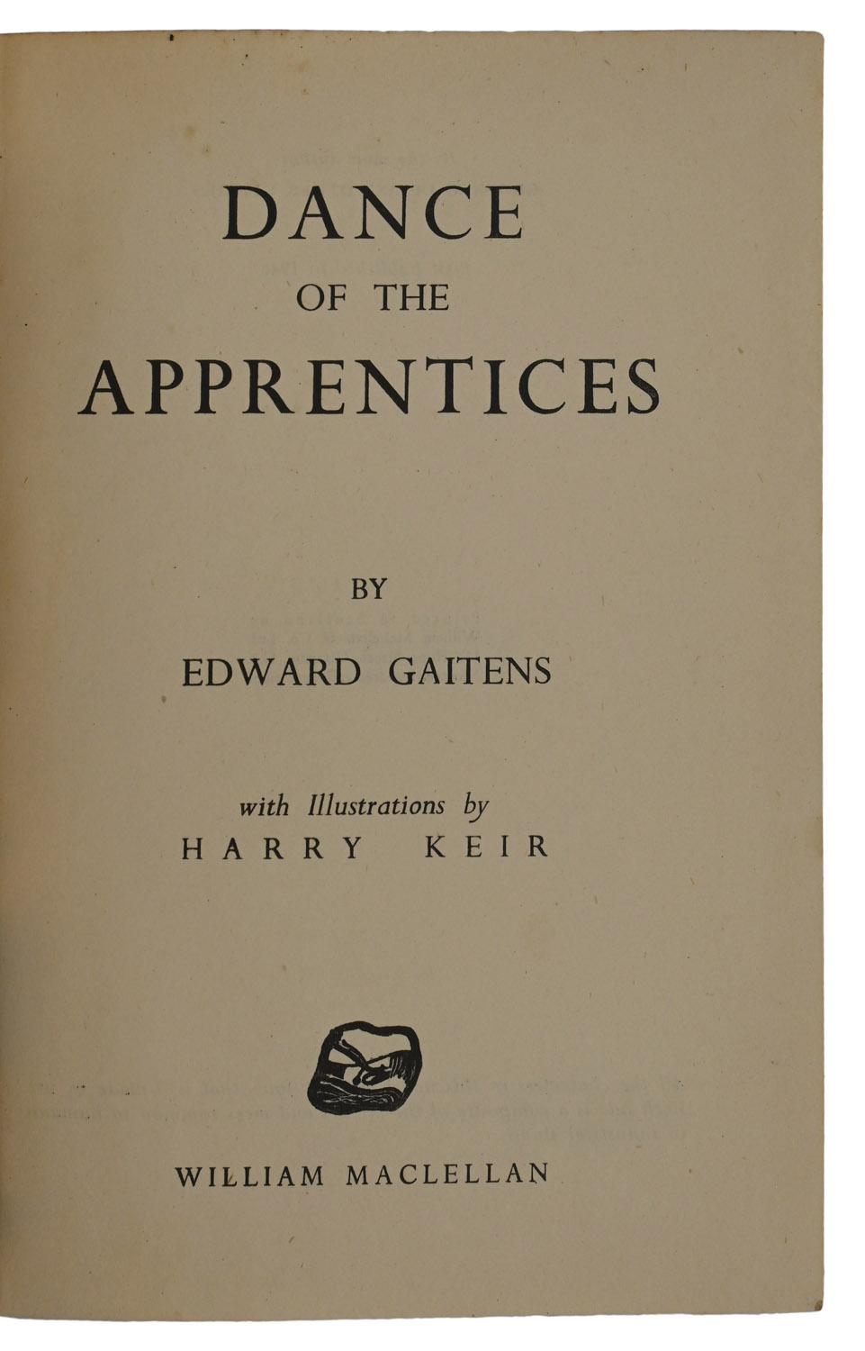 Dance of the Apprentices. With Illustrations by Harry Keir.