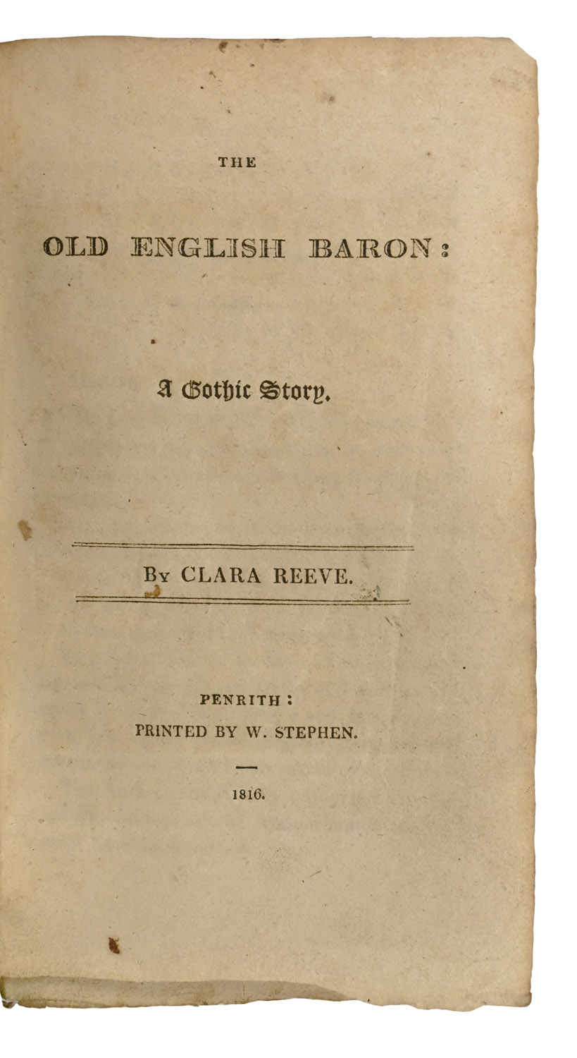The Old English Baron: A Gothic Story.