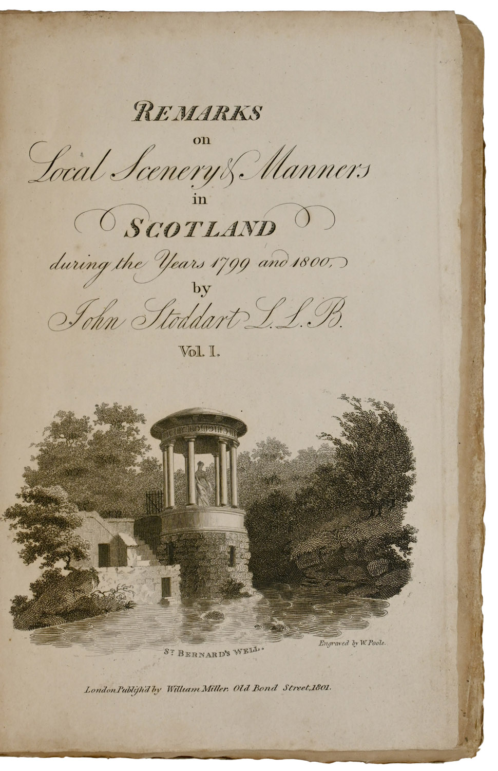 Remarks on Local Scenery & Manners in Scotland, During The Years 1799 and 1800.