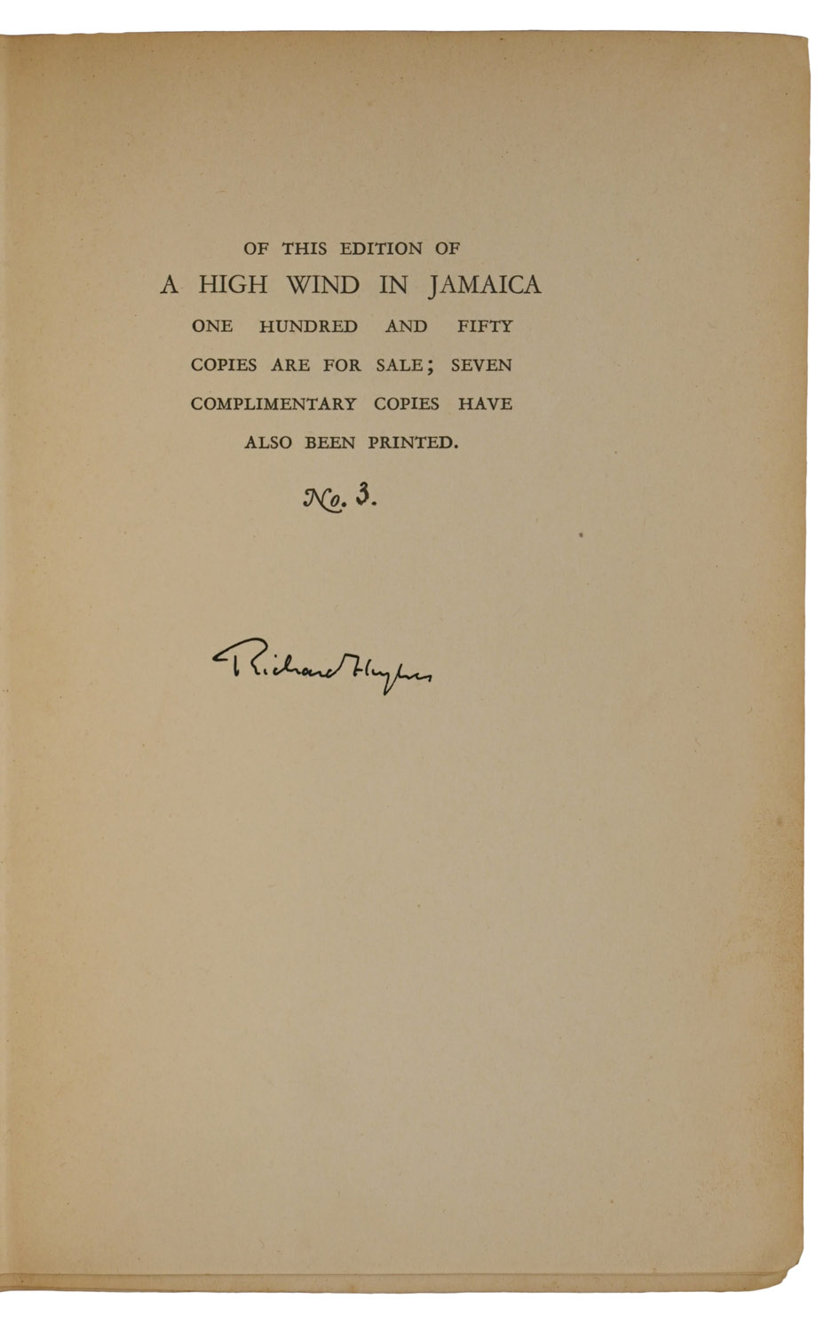 A High Wind in Jamaica.