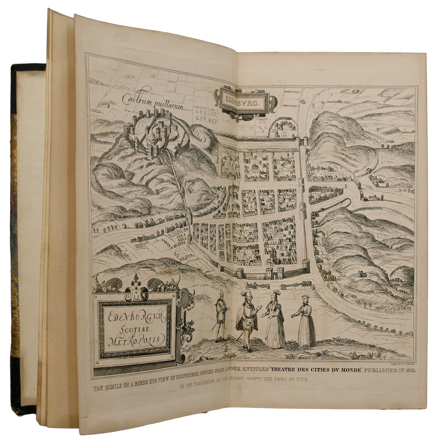 The Chronicles of Edinburgh, from its foundation in A.D. 617, to A.D. 1851. Embellished with plans and several views of the city, its churches, hospitals, monuments, free church college, castle, and Palace of Holyrood.