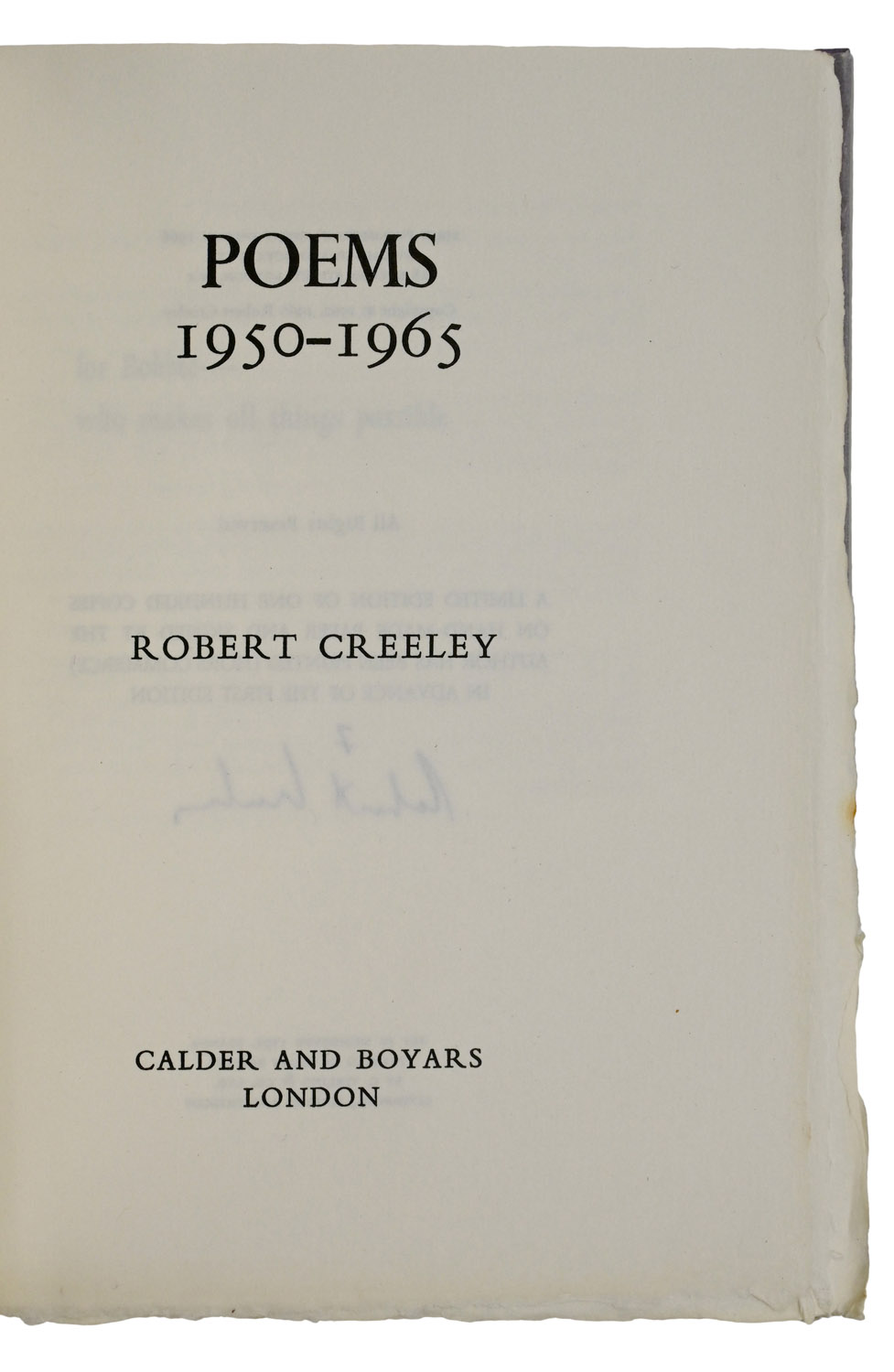 Poems 1950-1965.