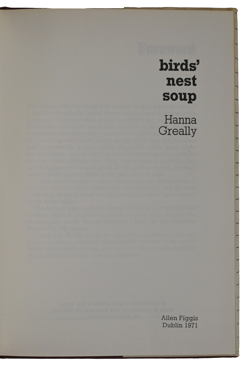 Birds' Nest Soup.