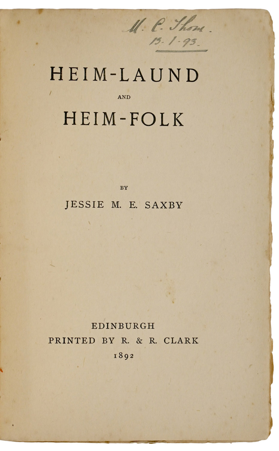 Heim-Laund and Heim-Folk.