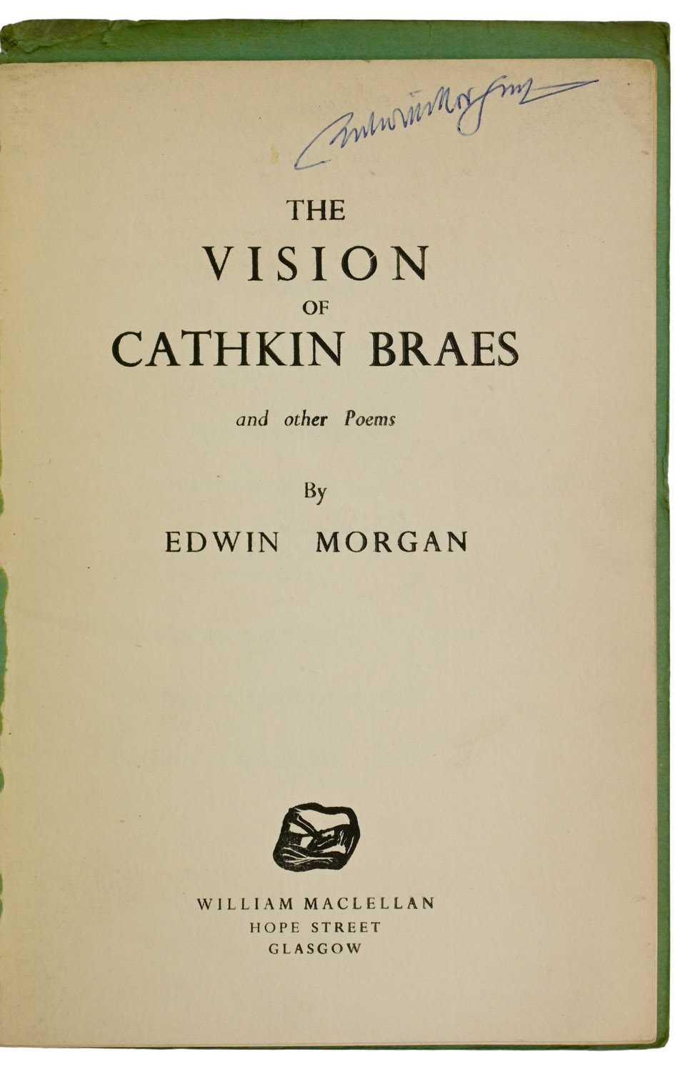 The Vision of Cathkin Braes And Other Poems.