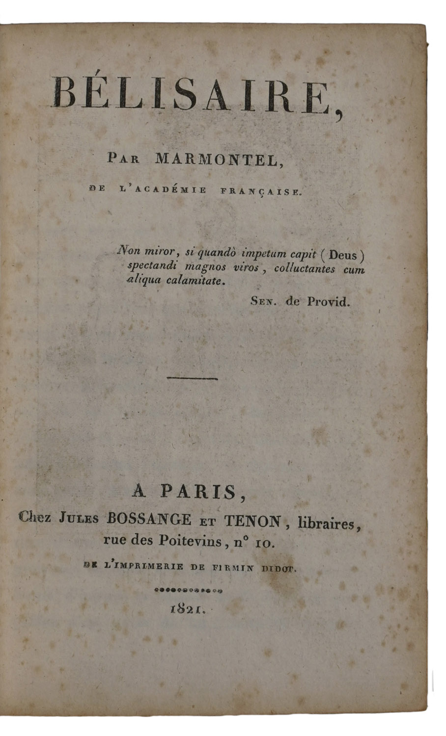 Bélisaire.