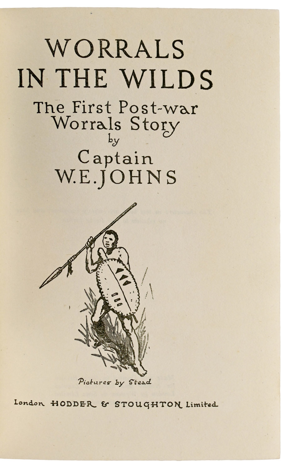 Worrals in The Wilds. The First Post-War Worrals Story.