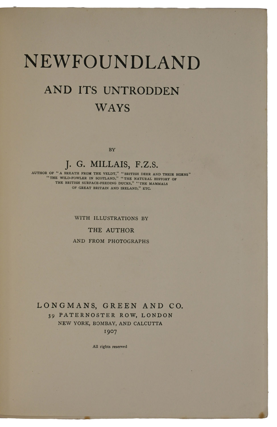 Newfoundland and its Untrodden Ways. With Illustrations by The Author and From Photographs.