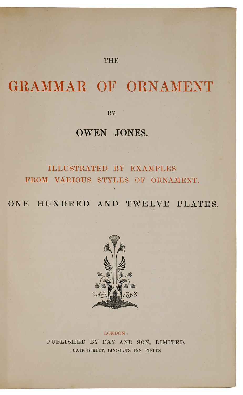 The Grammar of Ornament.