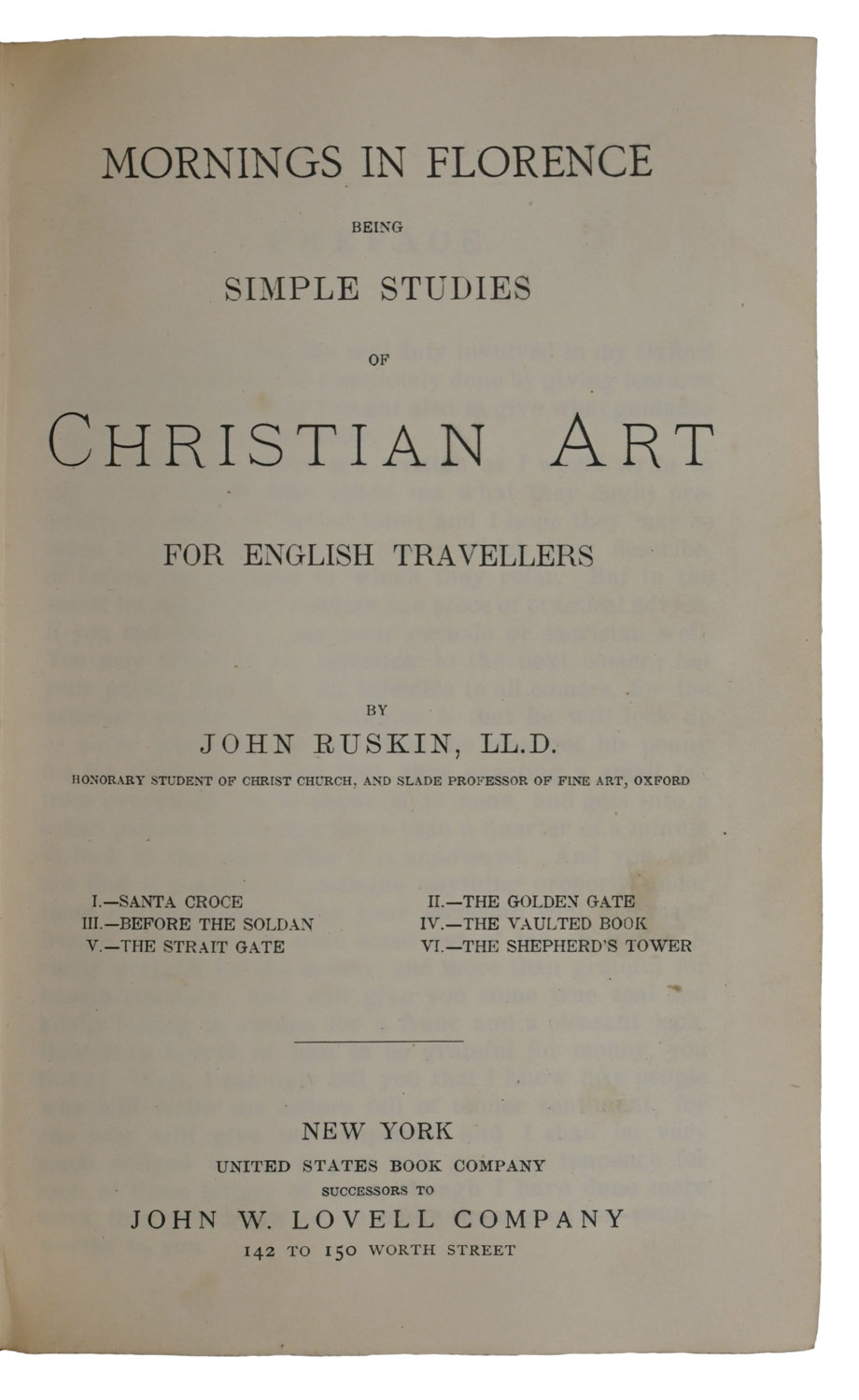 Mornings in Florence, Being Simple Studies in Christian Art for English Travellers.